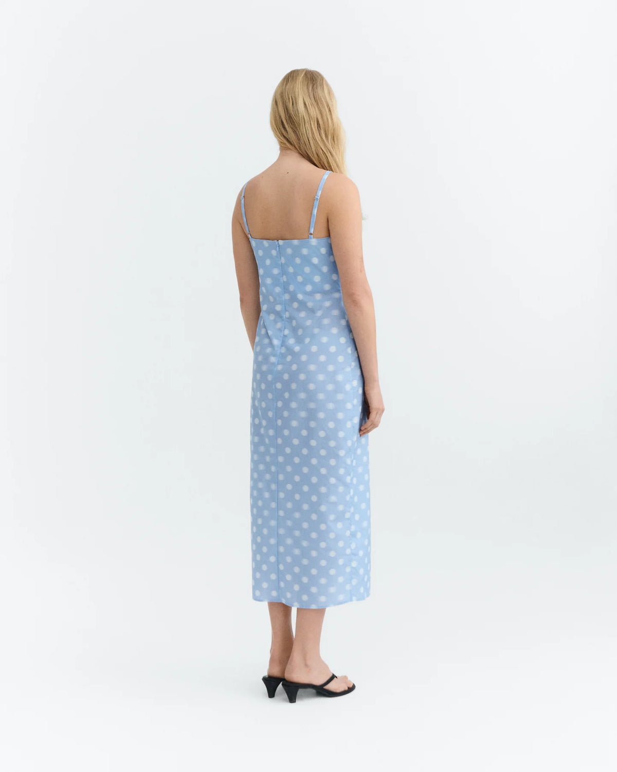 PUNTETS BLUE SUNNIVA DRESS