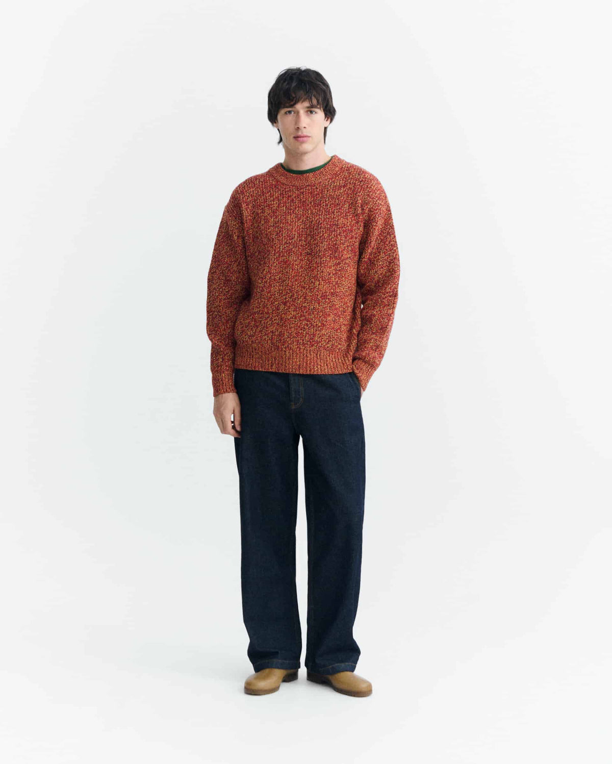 BROWN SANTOS KNITTED SWEATER