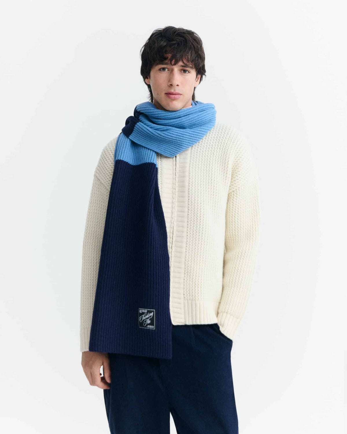 Cervino Blue Ghede Scarf