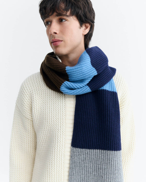 Cervino Blue Ghede Scarf